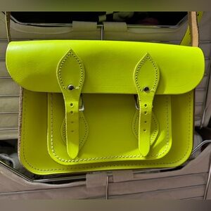 The Cambridge Satchel Company Neon Yellow Satchel